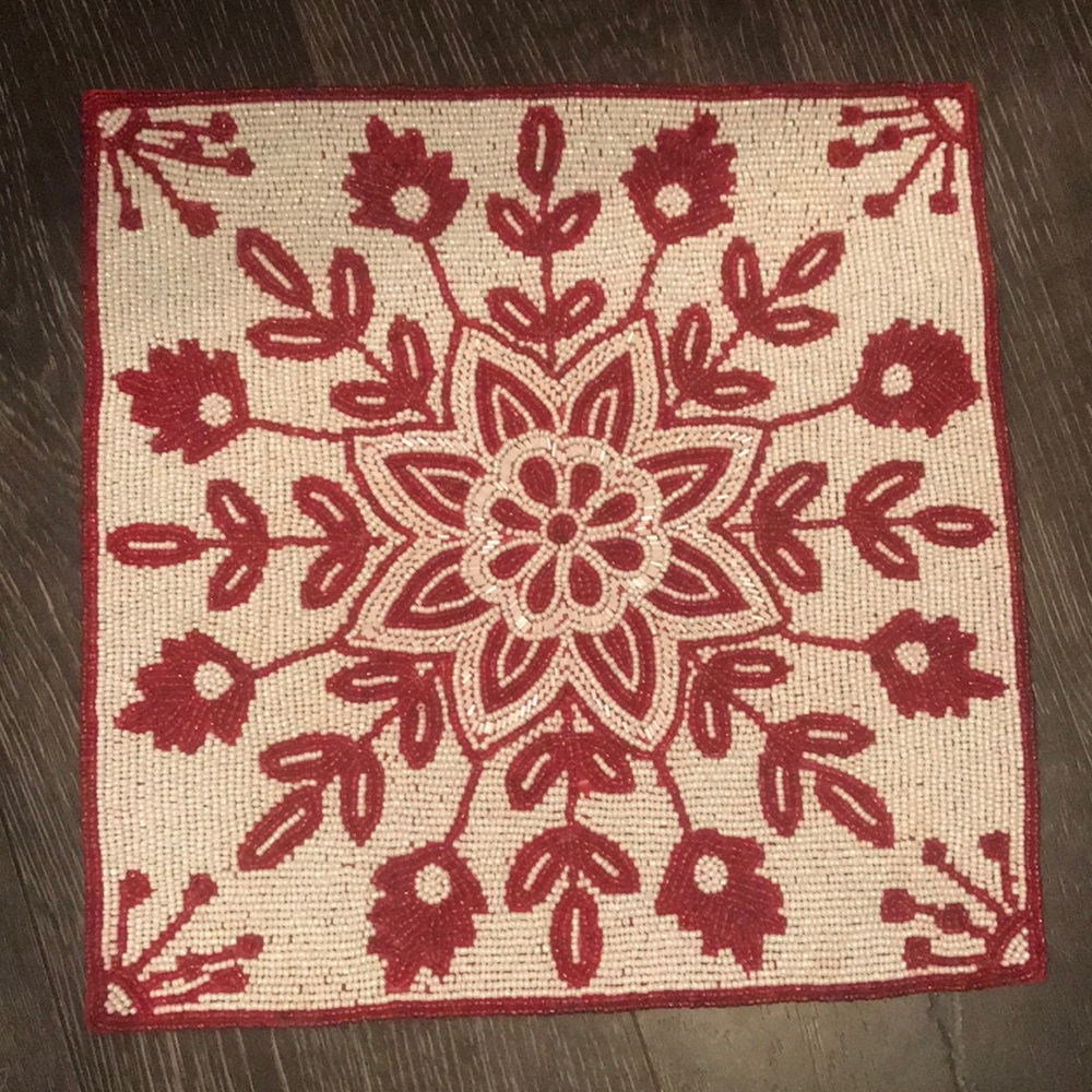 STUNNING!  Beaded Placemats